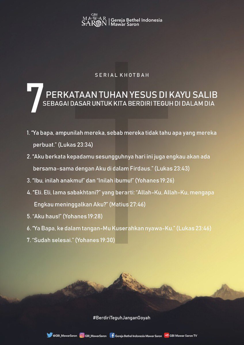Terima Kasih Untuk Seluruh Jemaat At Gbimawarsaron Jakarta