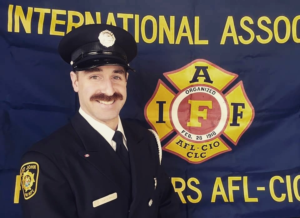 So proud of this handsome man for his permanent appointment with the Saint John Fire Department. Well deserved! #fourgenerations #saintjohnfiredepartment #saintawesome #SJFF #IAFFLocal771