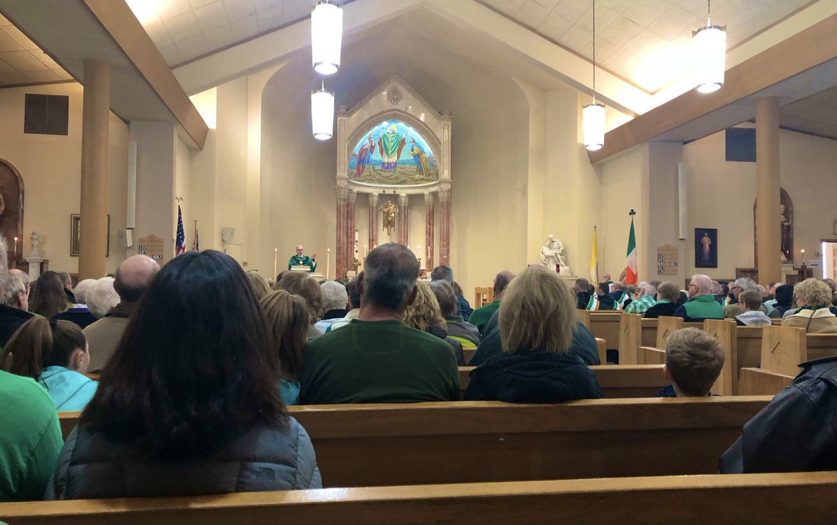 Starting this Butte St. Patrick’s Day at St. Patrick Catholic Church for a special Irish mass