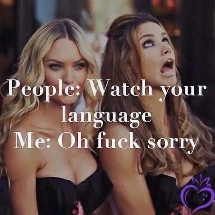 Oops! 😬🤭😂😂😂
#Swearing #Fuck #WatchYourLanguage
