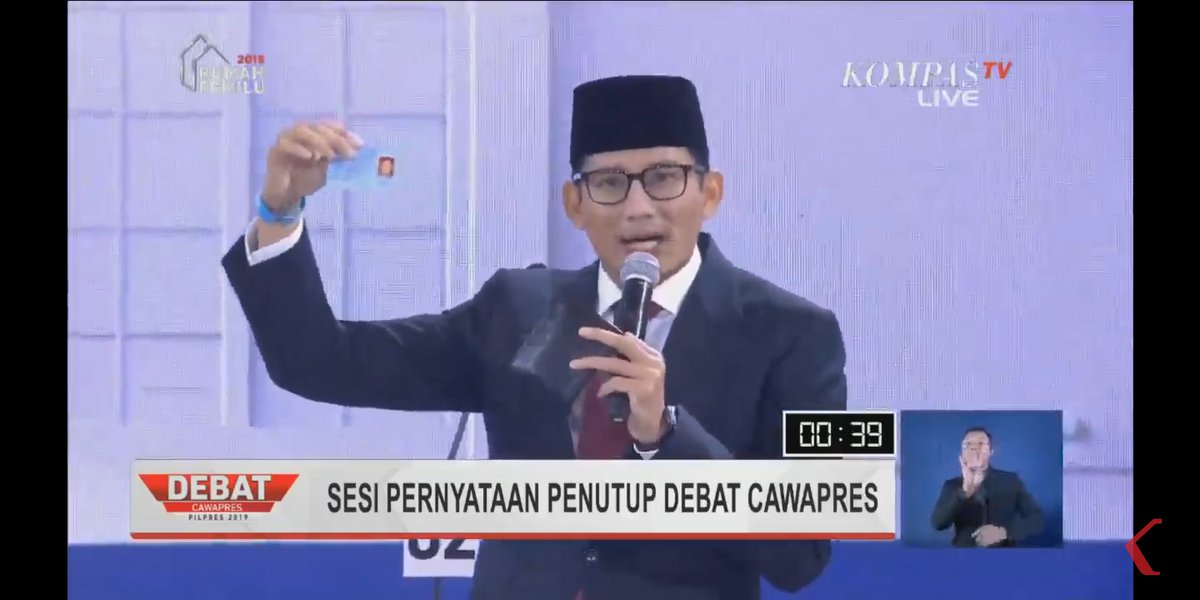 AzizMusthofaMu1's tweet photo. Cukup KTP
Tak butuh kartu lain..
Harusnya menjadi Kartu Paling sakti.
Cerdas Bang @sandiuno
Bismillah INDONESIA MENANG
#DebatCawapres2019
#SandiMenangDebat
#savektp https://t.co/HHHR8NByUQ
