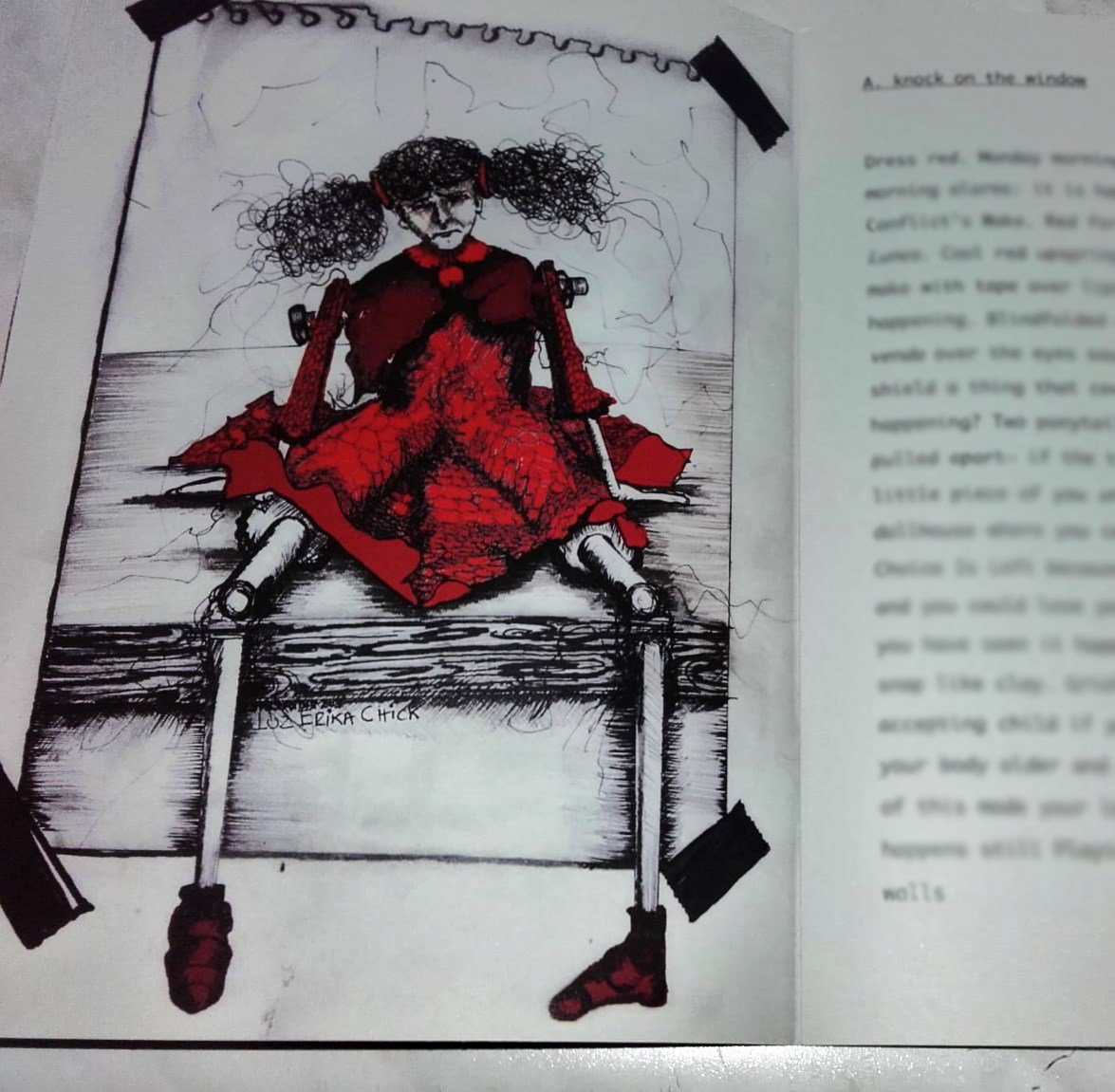 DerwenMorfayel's tweet photo. My stream-of-consciousness piece for 'Interior Monologues' titled 'A. knock on the window' contains synaesthetic associations, macaronic language + titles of Luz Erika Chick's previous works.
#interiormonologue #synaesthesia #amwriting #Spanglish #streamofconsciousness #writing https://t.co/HcVezVwG8K