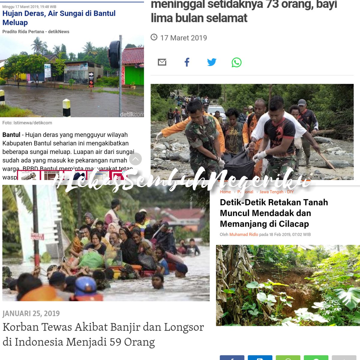 AlfaJulio4's tweet photo. Kabar Ngeri menimpa negeriku. Kepedulian mengajarkan. Kepastian menunggu jawaban. Beri doa juga bantuan.

#lekassembuhnegeriku #prayforindonesia #jogja #papua #bandung #jakarta #indonesia https://t.co/cHE8n9ddNd