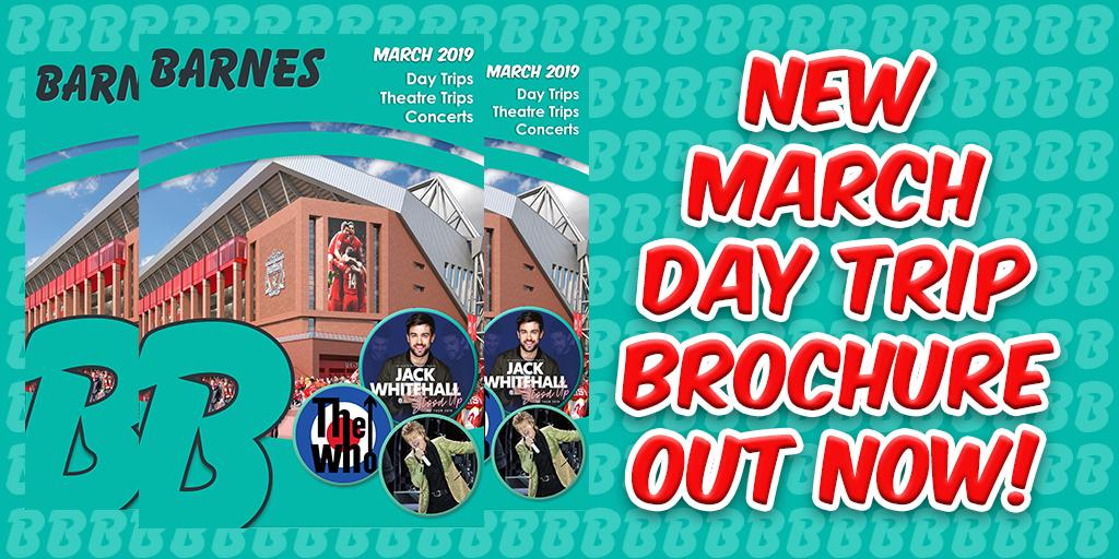 Barnes Coaches On Twitter New March Day Trip Brochure Available