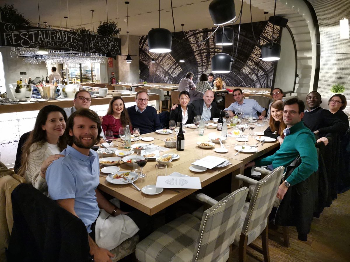BiaCancrini's tweet photo. The French/Italian Team Dinner  #EAU19 #AFU #Urology @echartierkastle @PheVeronique @GriloUrol @dimbdx  @AkakpoWill @bassilvi @MRoupret https://t.co/ESNE4Seu1M