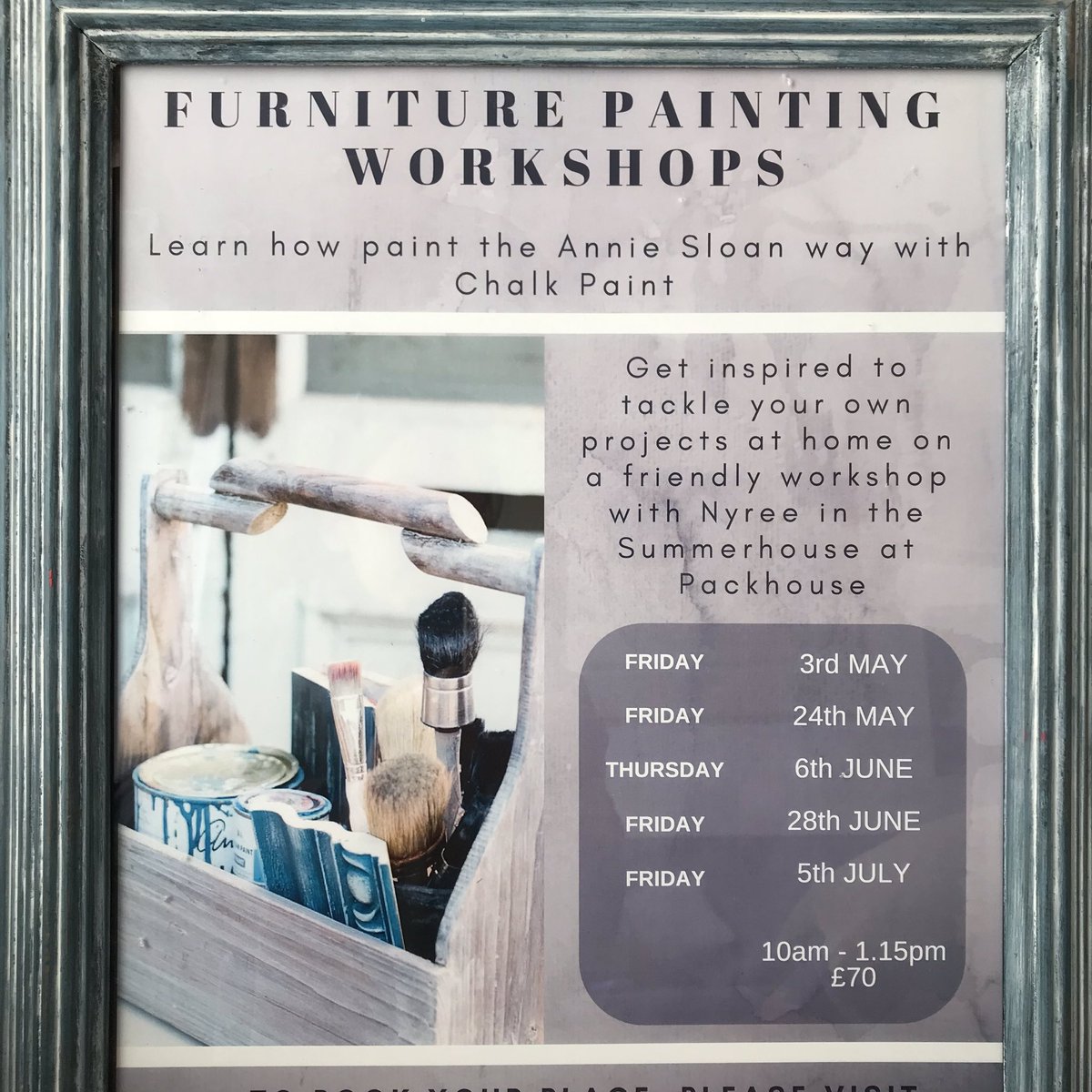 paint_inkstudio's tweet photo. New Furniture Painting Workshops now up @ThePackhouse and @CraftCourses it’s time for some Springtime painting #furniturepainting #chalkpaintworkshop https://t.co/fjwII5gYRX