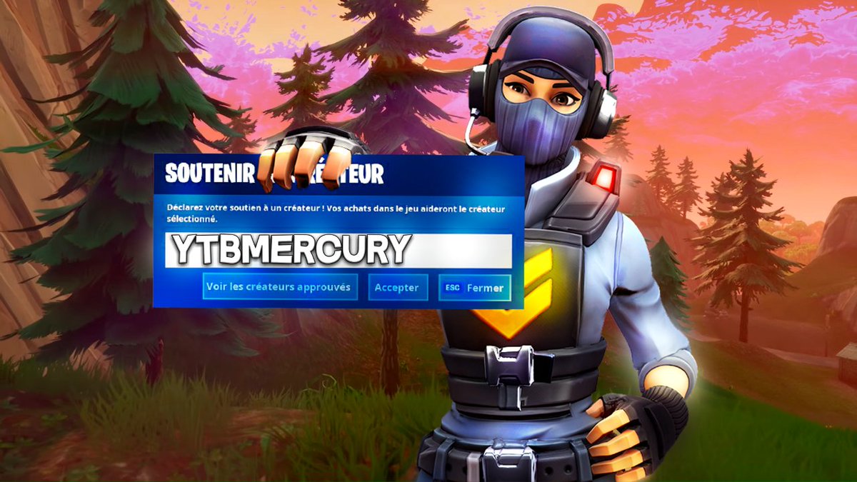 snoqss's tweet photo. N'oubliez pas le code créateur : YTBMERCURY 
Sa m'aidera pour pouvoir m'acheter un avermedia ����
Merci à ceux qui le mettront ✔🙏 https://t.co/xD5E4qq1aK