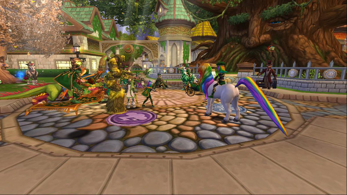 S_Fairysinger's tweet photo. Lots of green to be seen! Join us in Ravenwood, Leprechaun realm! https://t.co/Xeib0TRty7