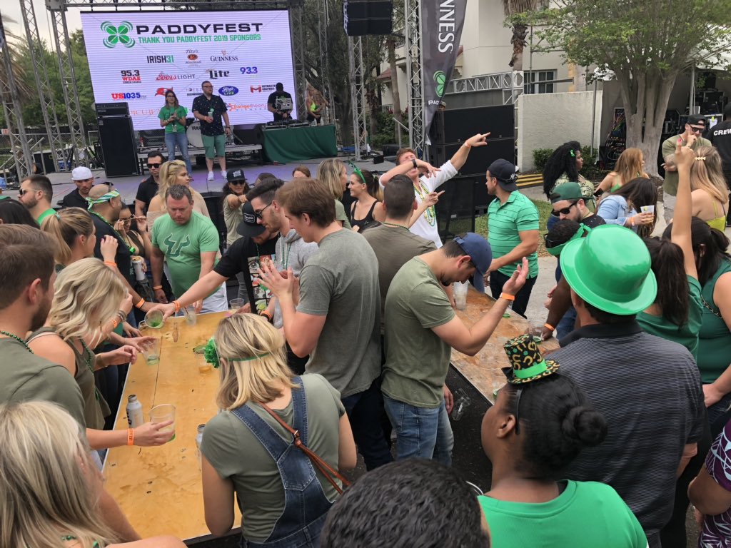 So what happens when <a href="/USFFootball/">USF Football</a> alumni graduate? They end up running the biggest flip cup tournament with green beer in America. Our guy Jay Mize and <a href="/Irish31Tampa/">Irish 31 Tampa</a> do it right.