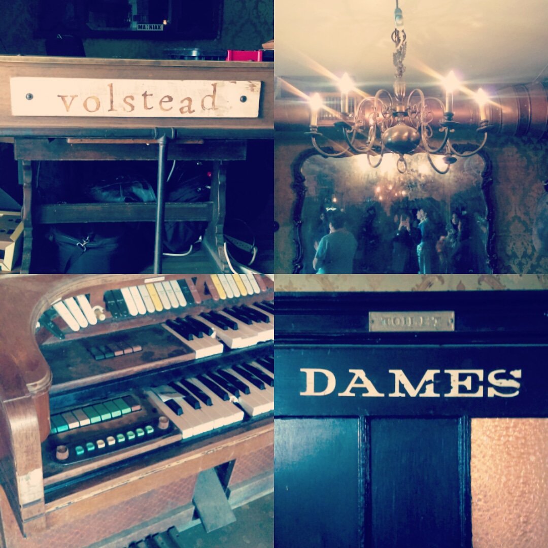 We're at The Volstead Lounge, inside Hotel Vegas.  I'm playing with Veneer here, at 8:30 p.m.!

#veneer 
#burgermania 
#burgerrecords 
#sxsw 
#southbysouthwest 
#southbysouthwestmusicfestival
#volstead 
#hotelvegas