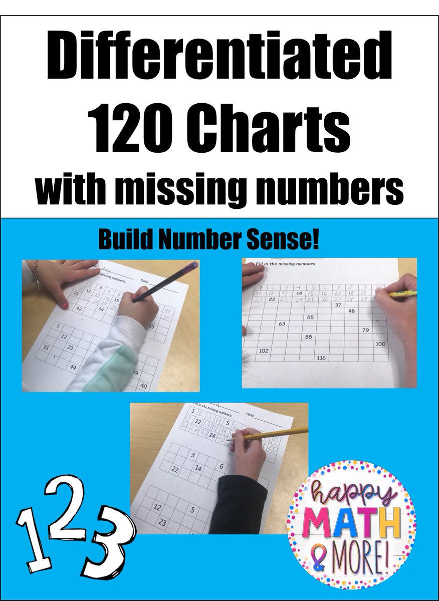 Love these charts for number sense! #iteachmath #iteachfirst #iteachsecond #iteach1st #iteach2nd #primarymath #homeschool #mathcenters