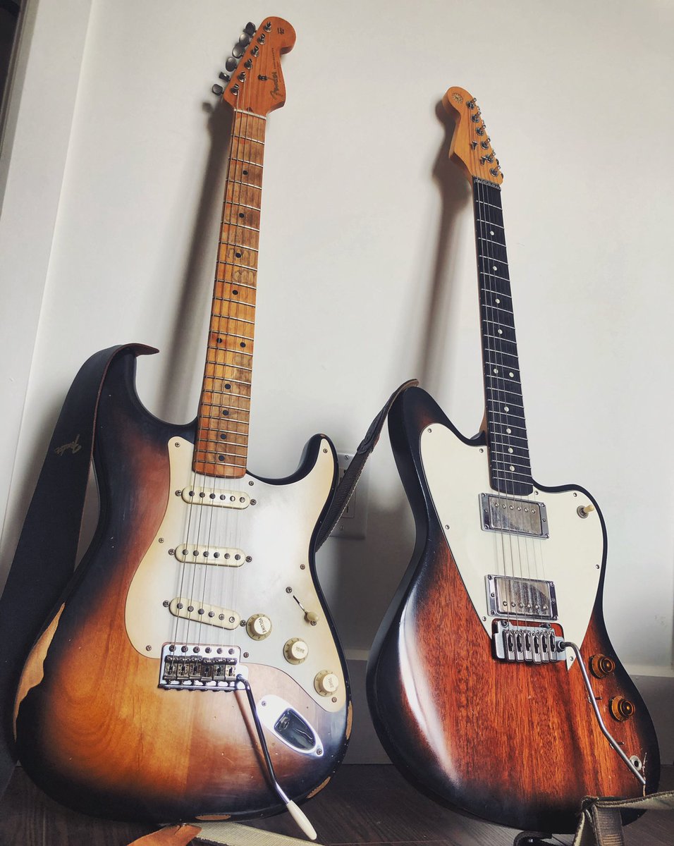 morin_steph's tweet photo. How much do you like #sunburst #guitars?
ME: 🥰
#GuitarSunday #Fender #CustomBuilt #Guitar #NitroFinish https://t.co/fQ9ErHu9nD