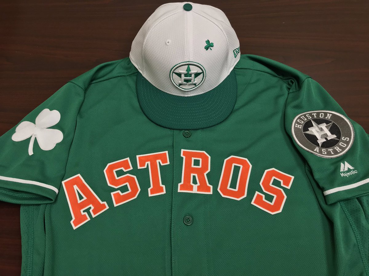 astros st patrick's jersey