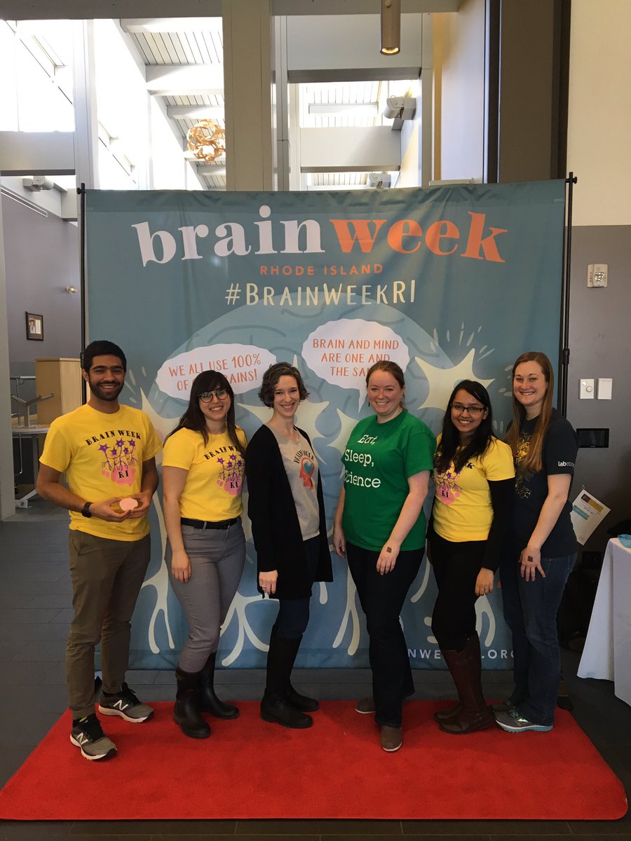 DesrochersLab's tweet image. The Desrochers Lab at #BrainWeekRI  #BrainAwarenessWeek