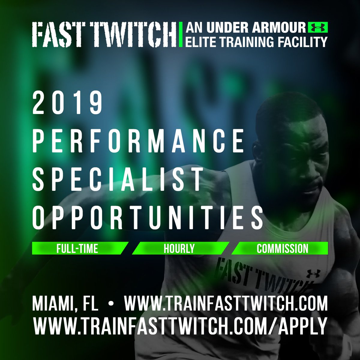 FastTwitch's tweet image. 2019 Opportunities at Fast Twitch #Miami #FastTwitch