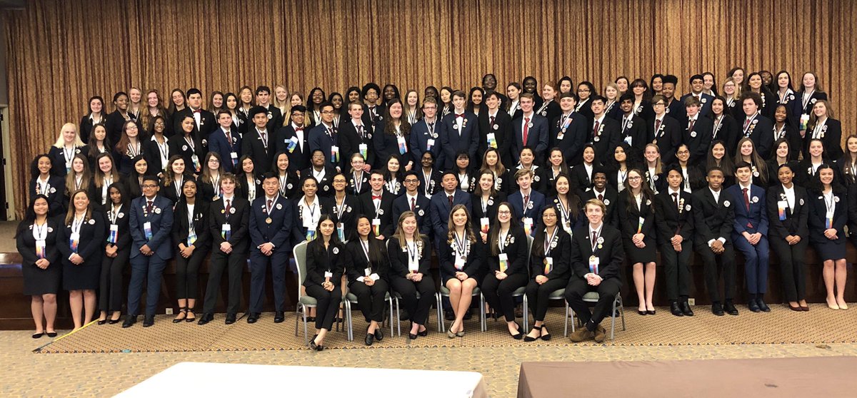 hsa_bhs's tweet photo. HOSA State Leadership Conference Had 2500 VA State participants. 119 @BHSMarlins Ss participated in 26 events. 40 State finalists including 24 National Qualifiers &amp; 8 state champs! 3 students also recognized for service &amp; our newsletter qualified for Nationals! @MooreCmoore136 https://t.co/RTooAYClhZ