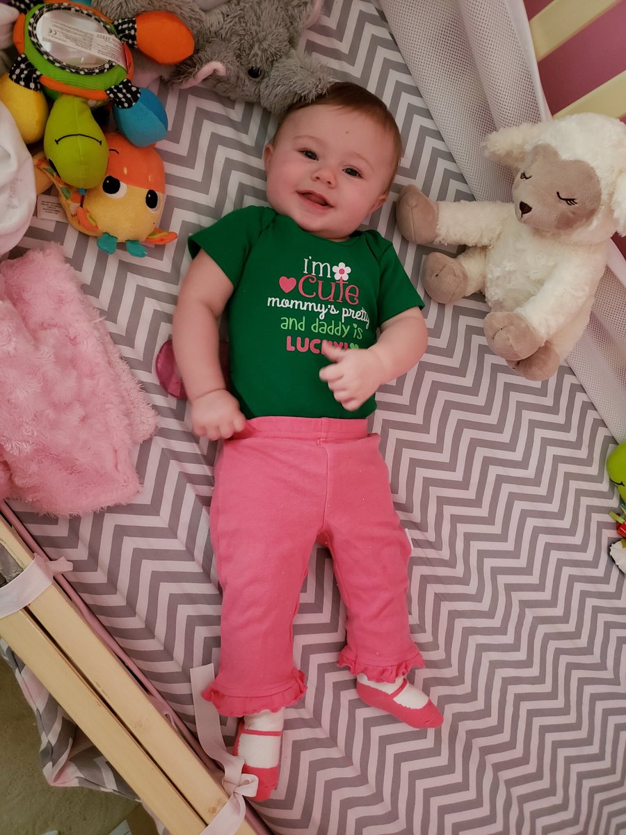 Ms Amelia says Happy St Patrick’s Day.....she’s grandmas little leprechaun ❤️❤️🍀❤️❤️