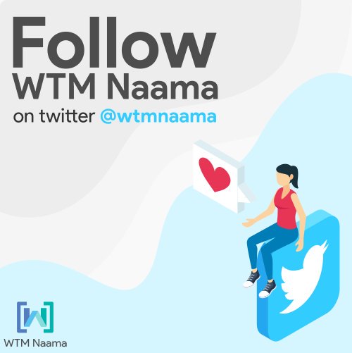 Our social media accounts
#wtm #naama #gdg #WTM19 #WTMsummit #GDG #google #womentechmakers
