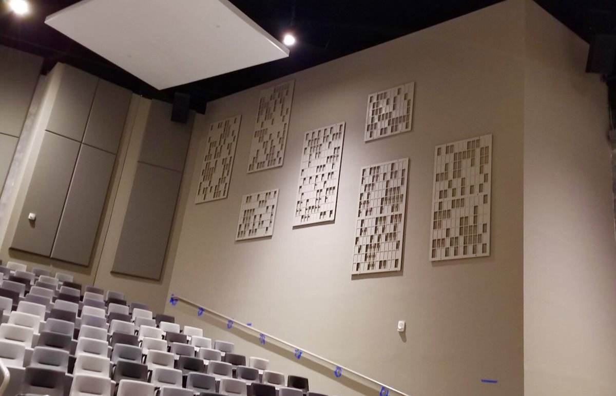 waveavl's tweet photo. Our Acoustics Design Team under the direction of @pdhender PhD, putting the finishing touches on our latest creation! Venue FLEX balanced Rt60 designs need Absorption, Reflection, and Diffusion that match the room, audio system, and culture of worship! https://t.co/4nYGTyGDi4 https://t.co/SfpCDQGiuY