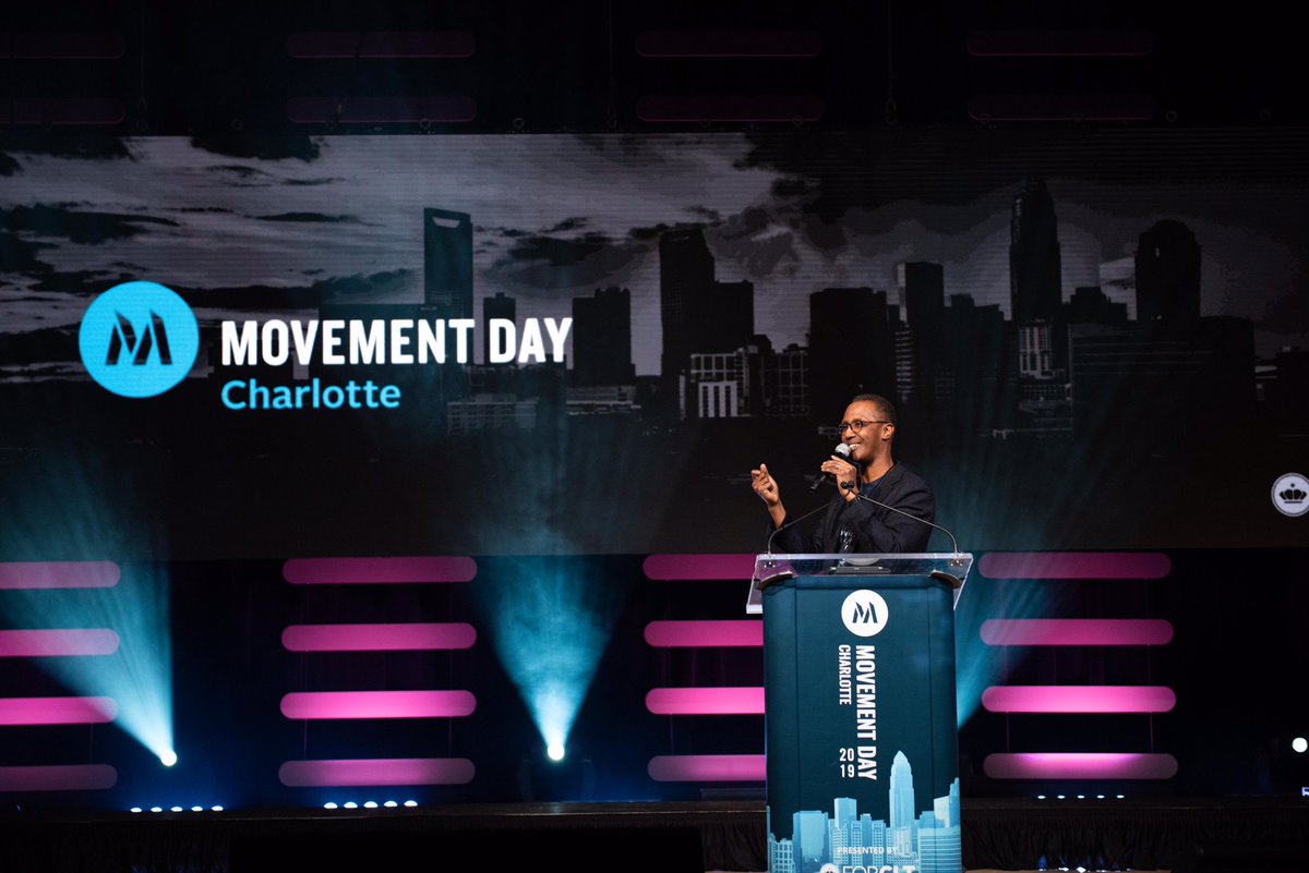 The Church showed up at Movement Day Charlotte in a powerful way. 1,000 attendees represented over 250 churches.  Now let’s go transform our city TOGETHER!
.
Thank you to everyone that was a part of #MDC2019