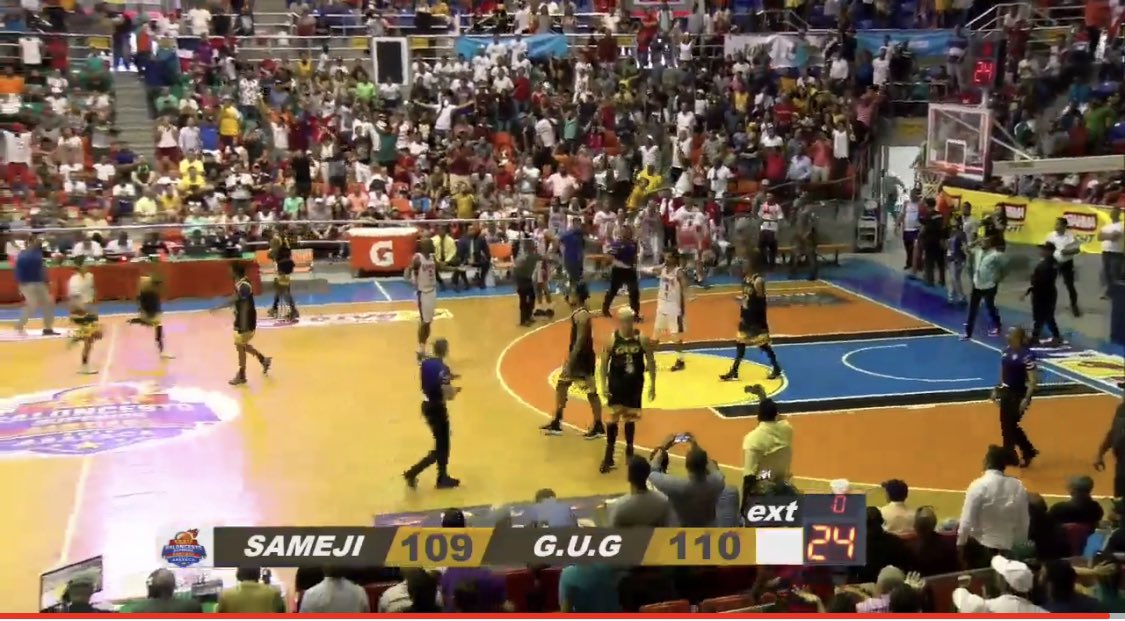GUGclub's tweet photo. XXXIX Torneo Superior de Baloncesto de Santiago.
GUG 110 Sameji 109
Final #gugfans #clubgug #lanuevaeradelgug #teamgug #barrioleña #barrioboys #abasaca #fiba #fedombal #ensanchelibertad #vamosporla4ta #junkosocialadmin #torneosuperiordesantiago #teamleñero #basketsantiago https://t.co/xqv9kU27RU
