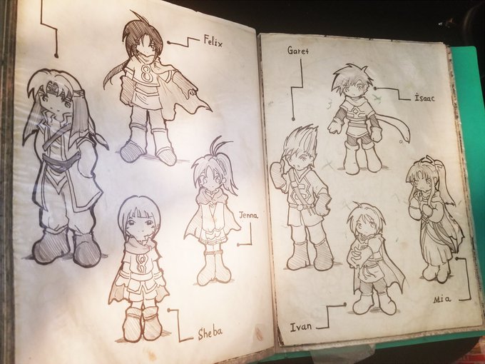 Here's sth fun, one of my first ever fan arts from 10+ years ago ?

Realized I only had these as the only art done for my fav game so I decided to rectify that 