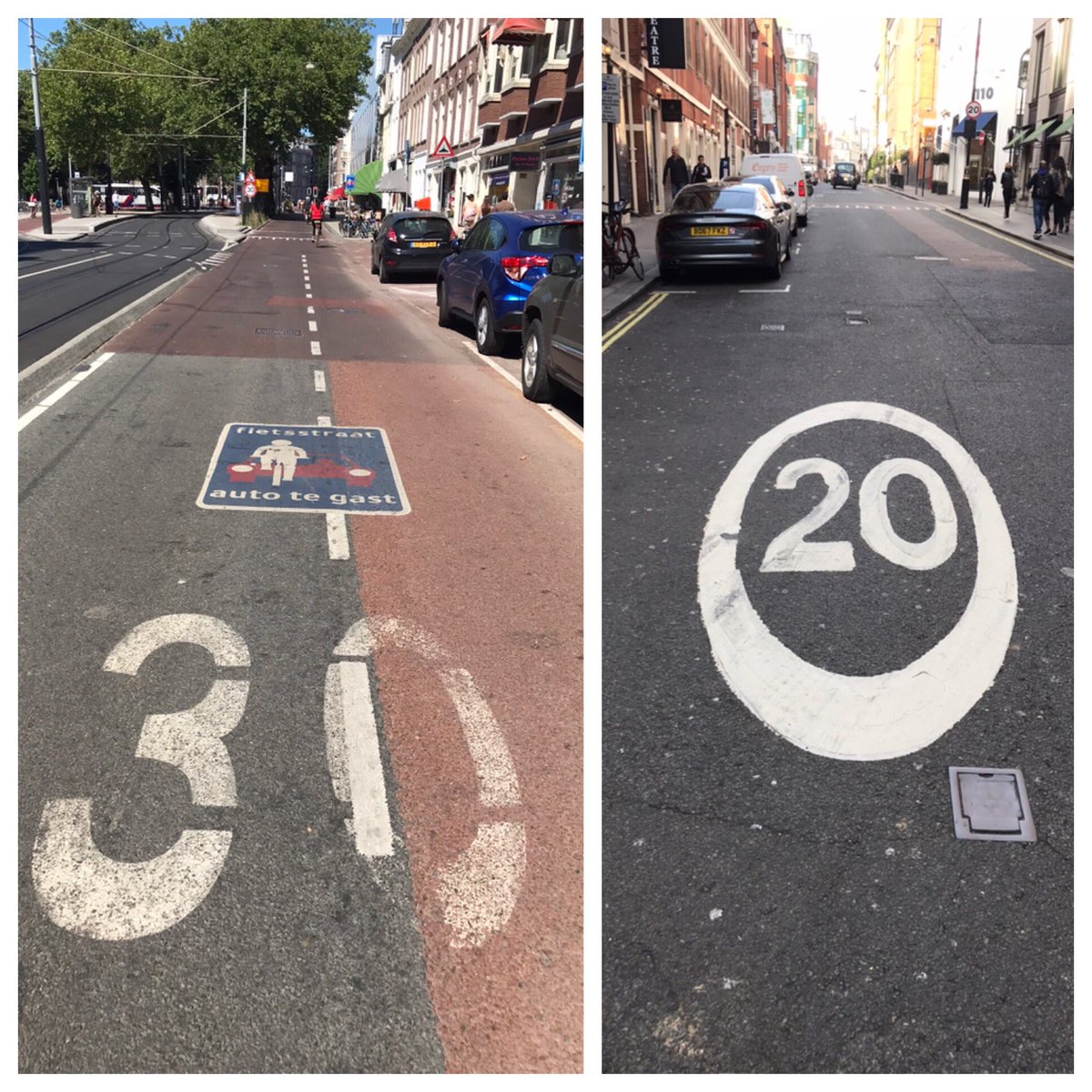Does the #MUTCD allow a community to place #speed limits marking on the #street Has your community done this? If so, could you please post or send a picture. I am working with several communities on integrating #VisionZero into #MobilityPlans and this is great for outreach #20MPH