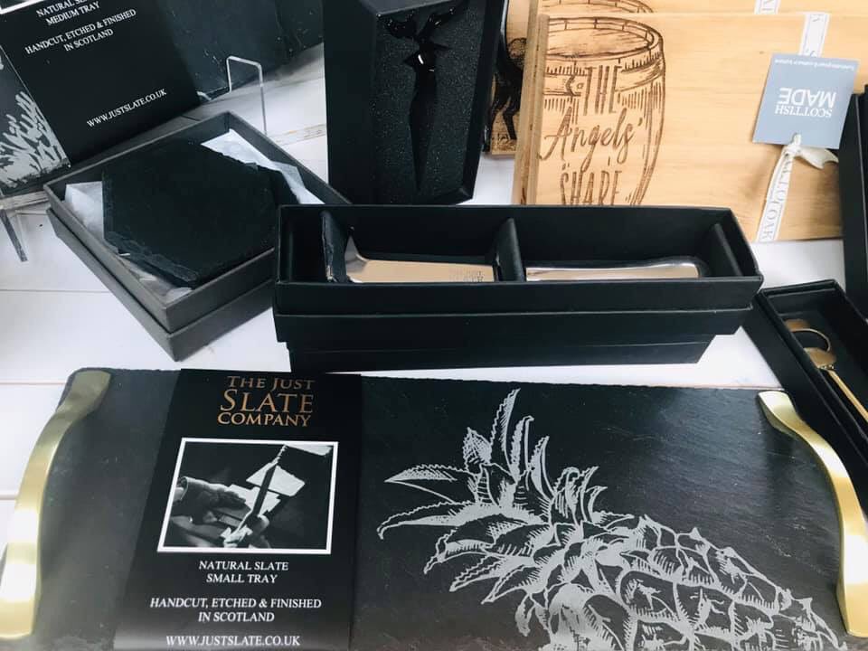 GemmellsGC's tweet photo. Just Slate Stunning wide range of hand crafted slate tableware and serve-ware! High quality products available at Gemmell’s. 🍴
#gemmellsgardencentre #justslate #tableware #serveware #highquality #kitchenware #stunningrange https://t.co/GofSLyEz3i