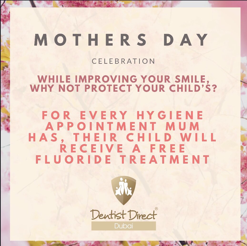 DentistDirect's tweet photo. Take advantage of our amazing Mother’s Day promotion! 💐 Call today to book your appointment.... 

Tel: 044559398 
https://t.co/S6IQulsPvj
#digitalsmiledesign #dubaidentist #abudhabidentist #veneers #lumineers #smilemakeover #cosmeticdentist #hollywoodsmile #dubai #uae https://t.co/5e7TwjLBaM