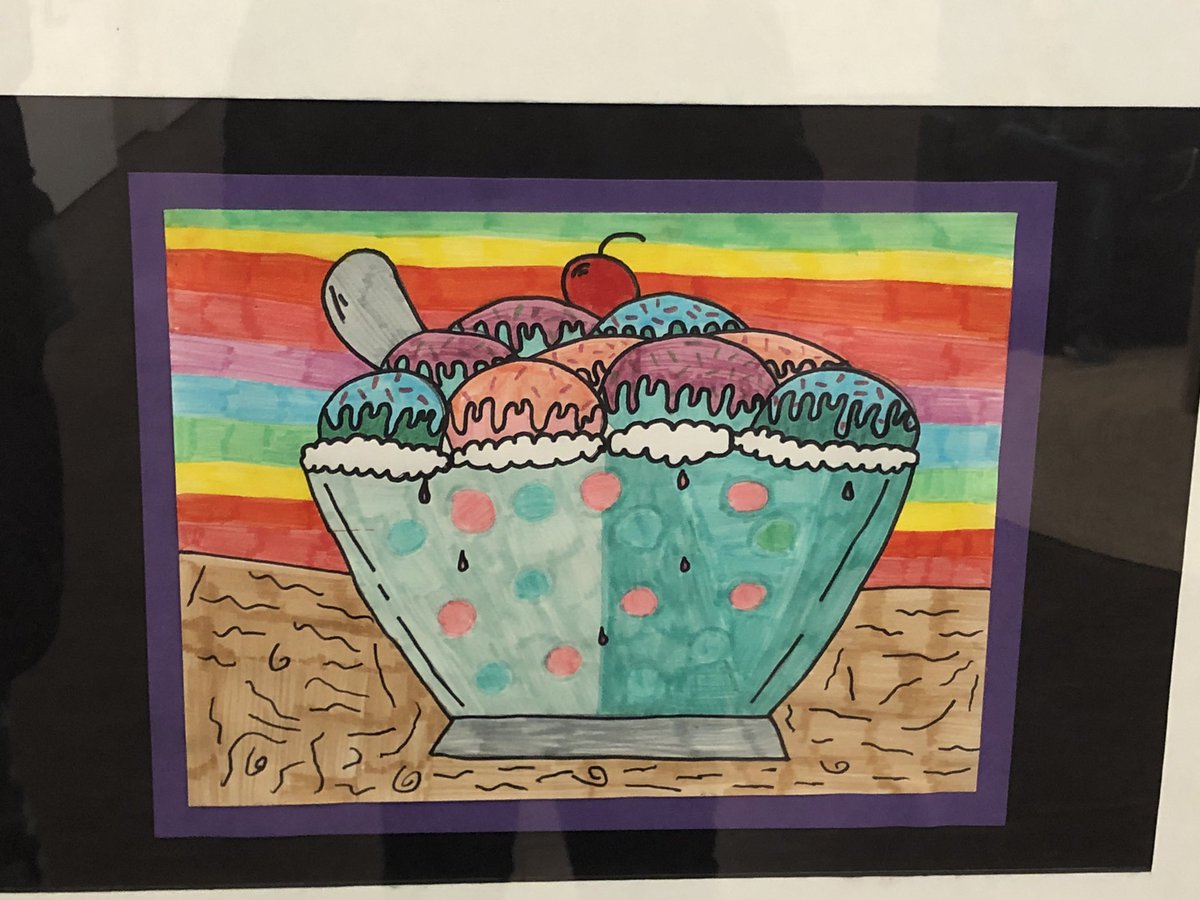 DemboskySarah's tweet photo. Student artwork on display at the Figge Art museum in Davenport. #gobiceagles https://t.co/0SYGwIaOYa