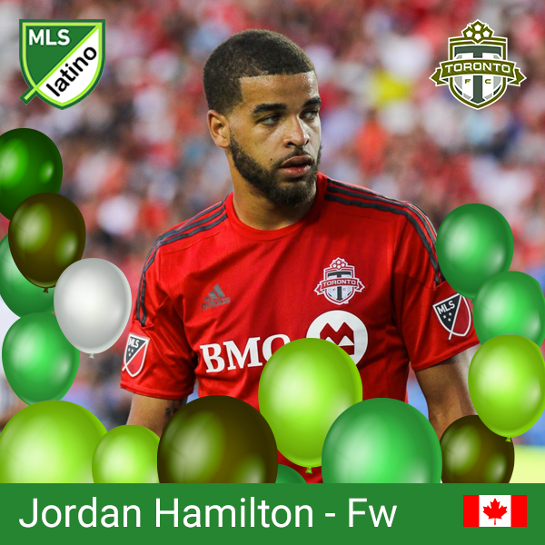 MLSLatinoOk's tweet photo. [FELIZ CUMPLEAÑOS] 🎈🎁🎂🎉
Hoy Jordan #Hamilton @jayhams 🇨🇦 festeja sus 23. Delantero picante de los #TFCLive⁠. Ojalá que el #leprechaun te traiga suerte y puedas meter un gol en el día #green. 
#HappyBirthday #FelizCumpleaños #BonAnniversaire
@futbolMLS @torontofc @AuroJr02 https://t.co/PNZhz1G9DL