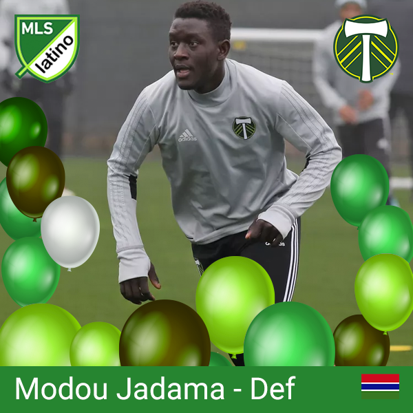 MLSLatinoOk's tweet photo. [FELIZ CUMPLEAÑOS] 🎈🎁🎂🎉
Modou #Jadama 🇬🇲 queremos felicitarte por cumplir 25 años !!! Ojalá puedas seguir defendiendo los colores #Green @TimbersFC durante todo este año y esperemos que @Bombardero_ESPN te ponga unos minutos hoy.
#HappyBirthday #FelizCumpleaños 
@SomosTimbers https://t.co/YxljPsl2vU