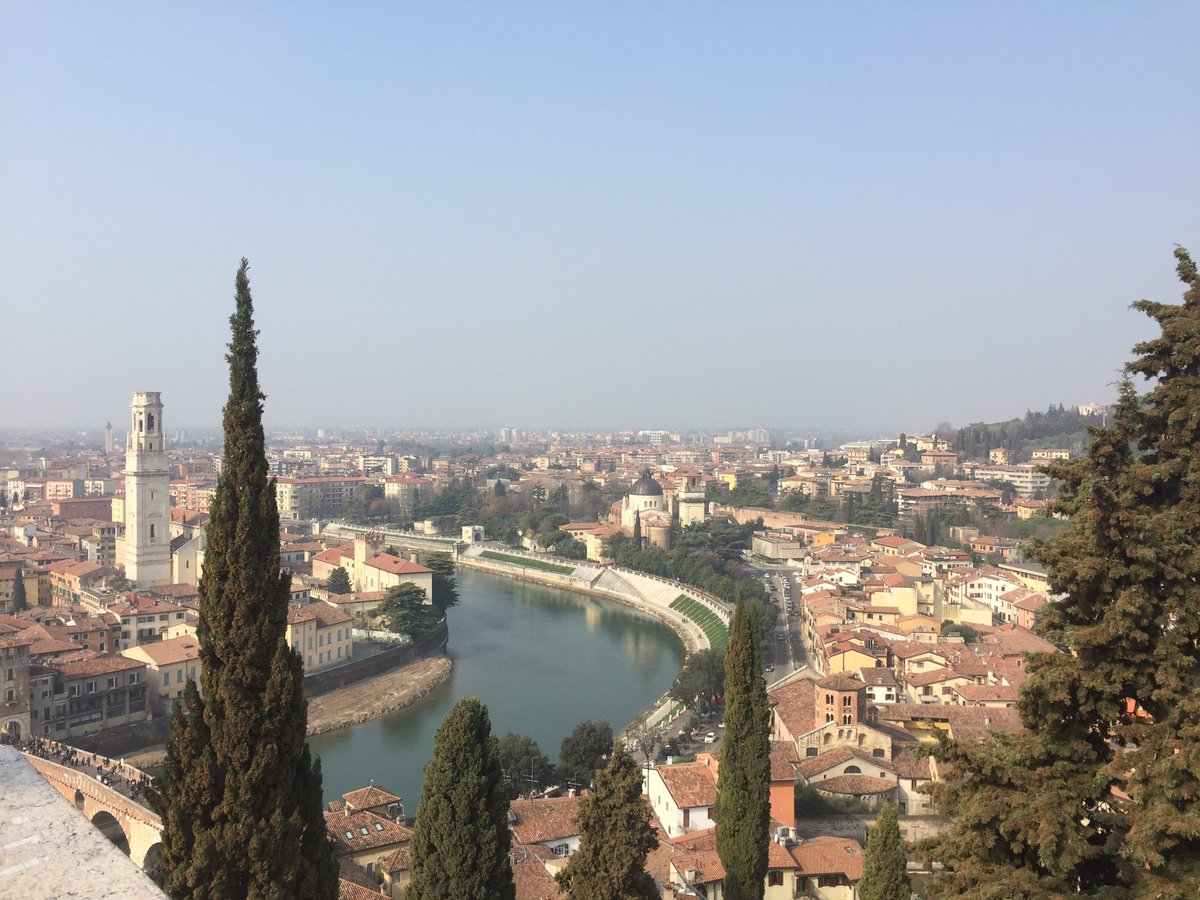 SMCSMusic's tweet photo. Sr. Music students in Verona, Italy today- mass at cathedral then guided tour of town and Roman arena. @SMCS1852 @SMCSParents https://t.co/PdqOmZrX0N