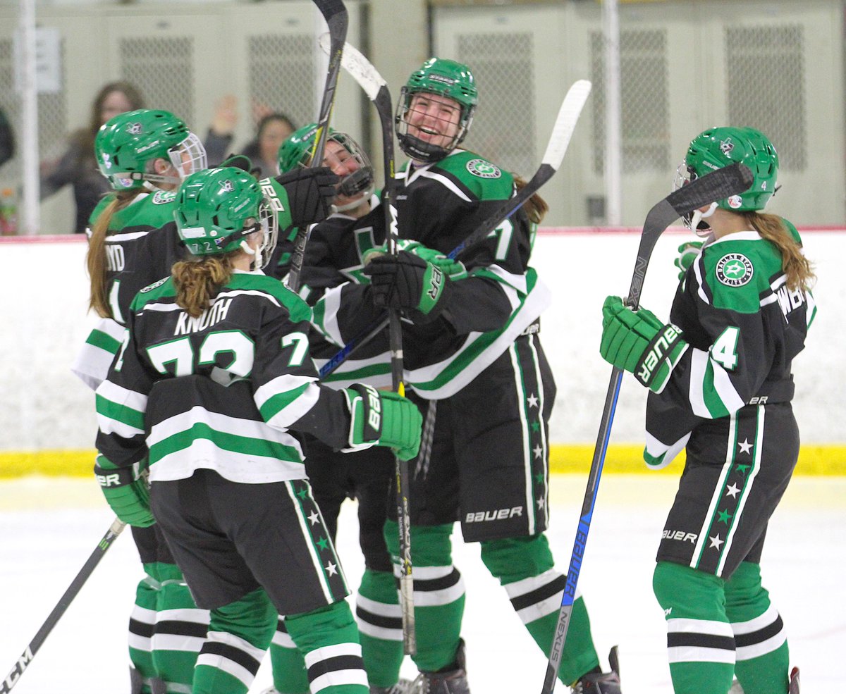 COPuckStop's tweet photo. Congratulations to your 2018-19 @usahockey Rocky Mountain District Girls 19U AAA Champions @DseGirls! They move on to nationals with a late night/early morning 7-1 win over Team Colorado in game 3 of a best of 3 series. #7 Madison Lawson (3G) with a hatty for the Stars! #COHockey https://t.co/DzYfGhSklp