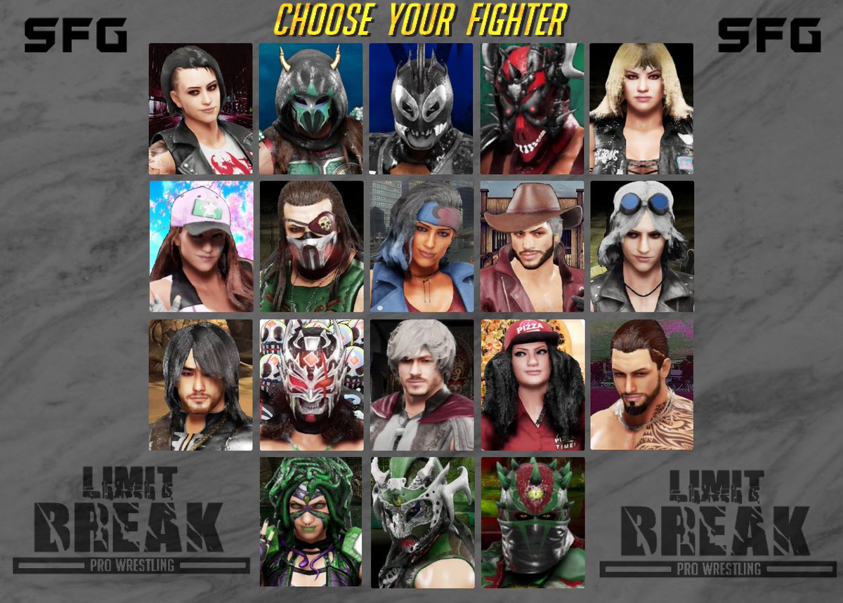 LimitBreakPro's tweet photo. CHOOSE YOUR FIGHTER https://t.co/zYn7veTv1b