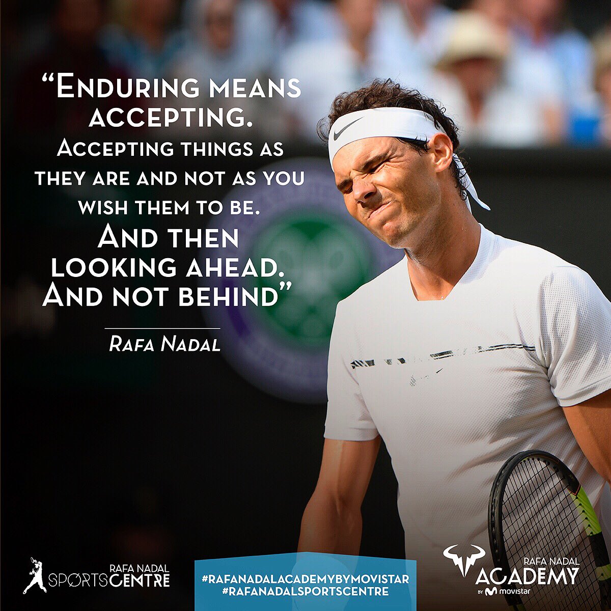 Buy Rafael Nadal Inspirational Quote Pre Signed Poster