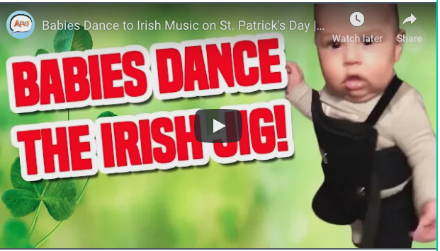 EnchantedLittl1's tweet photo. This montage of cute babies dancing to Irish music is good for smiles and shows you never too young or old to break out an Irish jig!
Wishing everyone a jolly St.Patricks Day!
#StPatricksDay #Ireleand #IrishJig #Dance #Smile #Laugh #Babies #SundayMo https://t.co/Jto5giofSz https://t.co/F5fxmyug0D