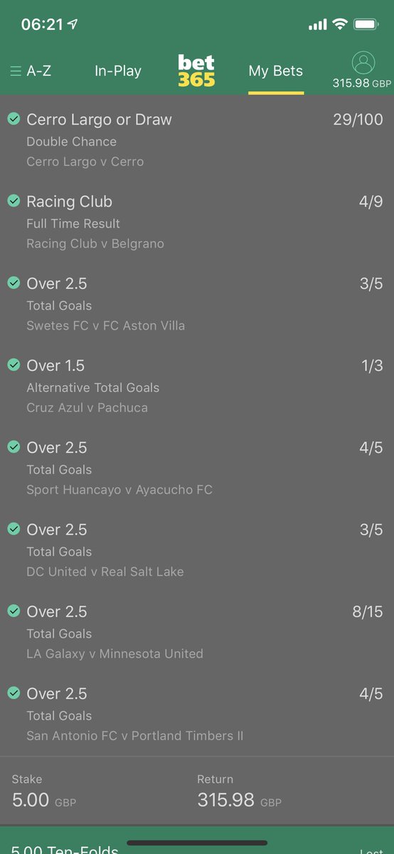 TipsOvers's tweet image. Who wants a Sunday night Acca like this winner last night? 

#ForeverOvers.
