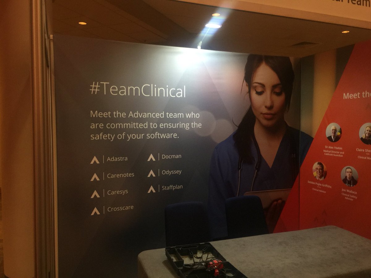 Alex_Yeates_'s tweet photo. Looking forward to #AdvWorld tomorrow #TeamClinical will be there in force come and join us and find out how we keep patients safe #NHS #ClinicalSafety https://t.co/FVpE9C9T0Q