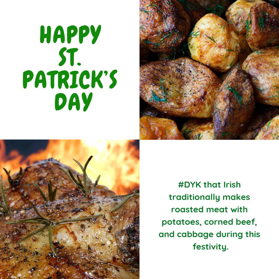 VFoodways's tweet photo. Happy St. Patrick’s Day! What actual dish do you make on March 17th? @Fresno_State @FSMCJDept   #CentralValley #ValleyFoodways #WeAreMCJ #SaintPatricksDay #DYK #FresnoState https://t.co/HlJB3rxBLm