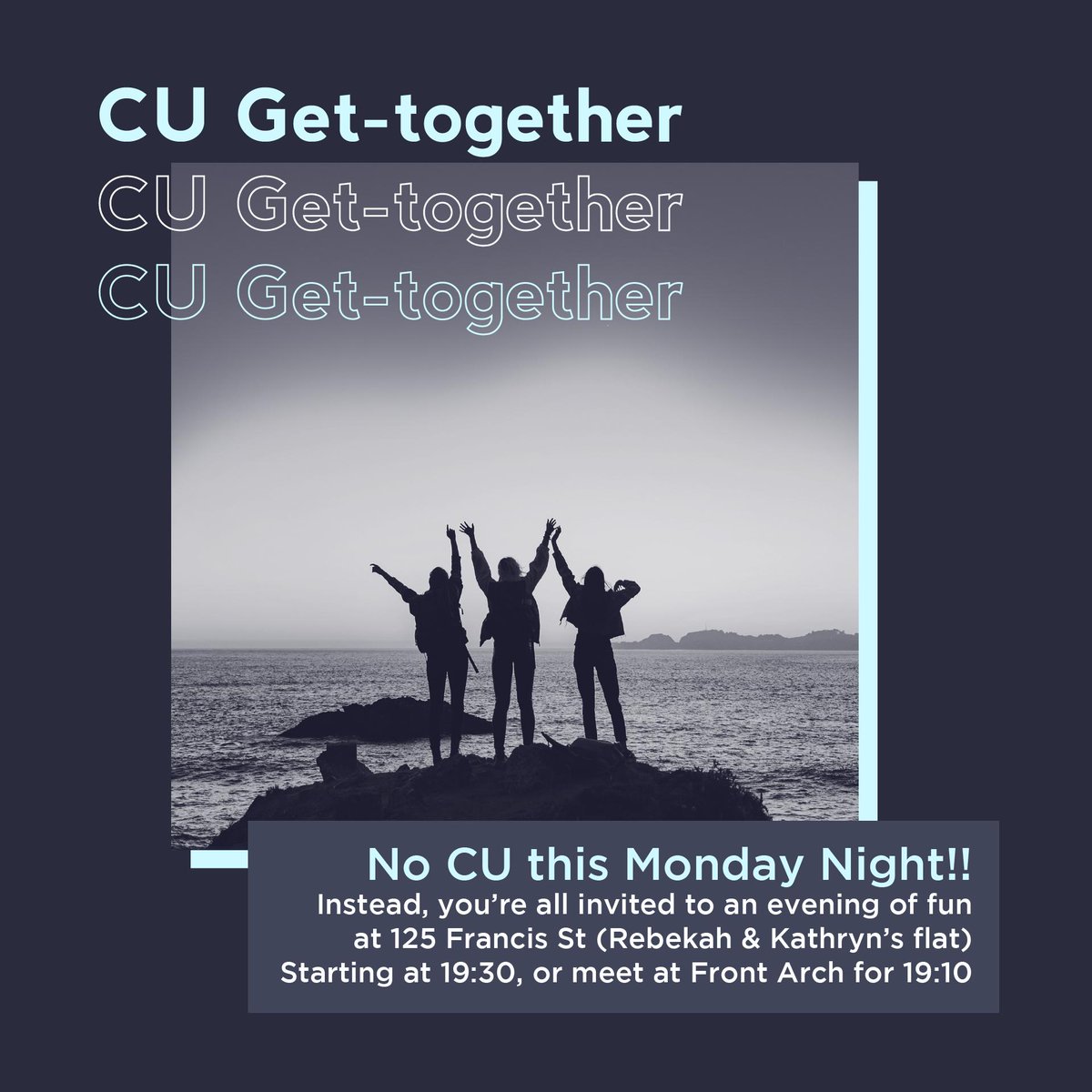 >>> Happy Paddy's Weekend Everyone! ☘️☘️

We're not meeting as usual on Monday due to the bank holiday...so instead we're going to have a fun evening of boardgames, snacks and chats at Rebekah &amp; Kathryn's flat.

We'll be leaving Front Arch at 7.10 pm to head to the venue...
