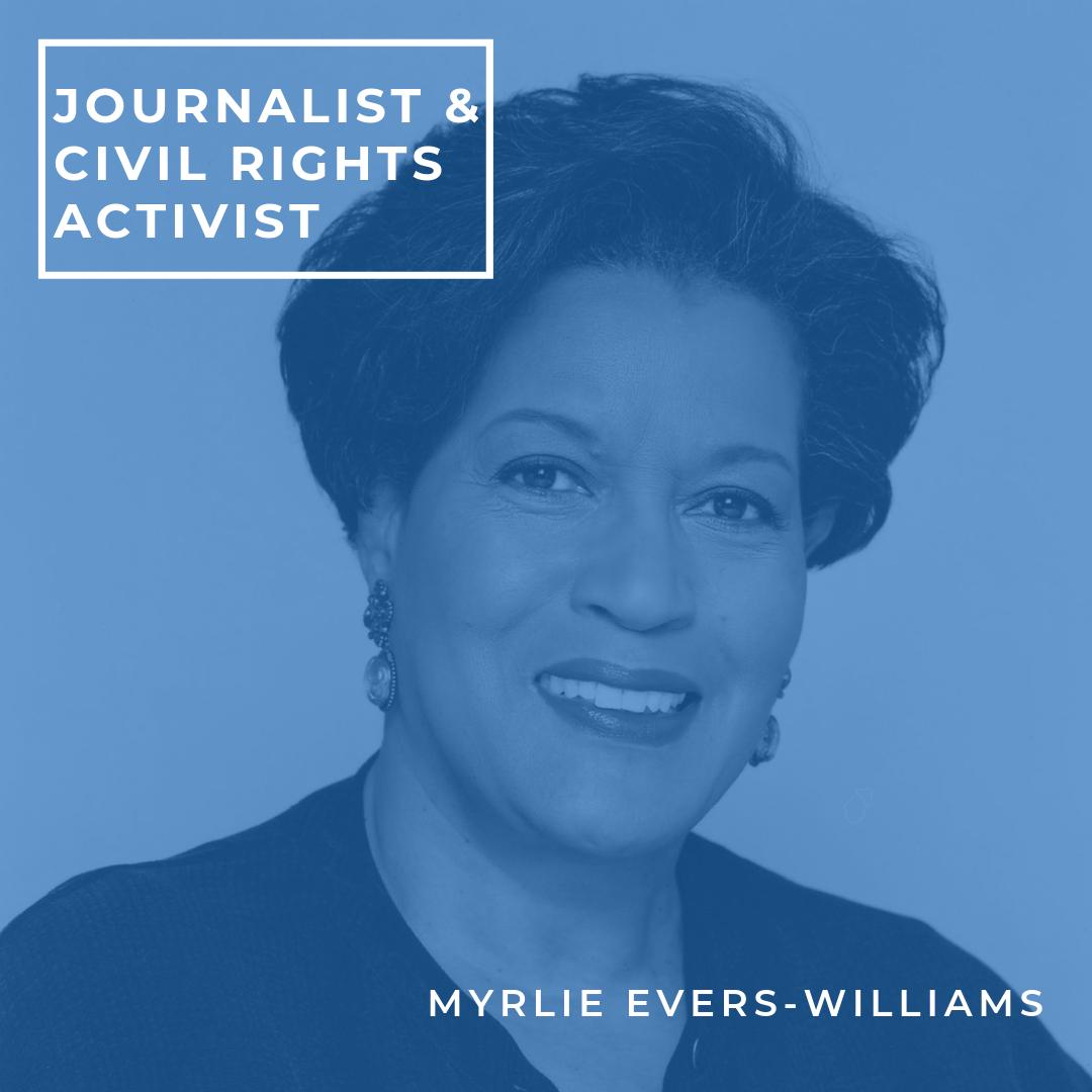 Happy Birthday to civil rights activist and journalist, Myrlie Evers-Williams! 