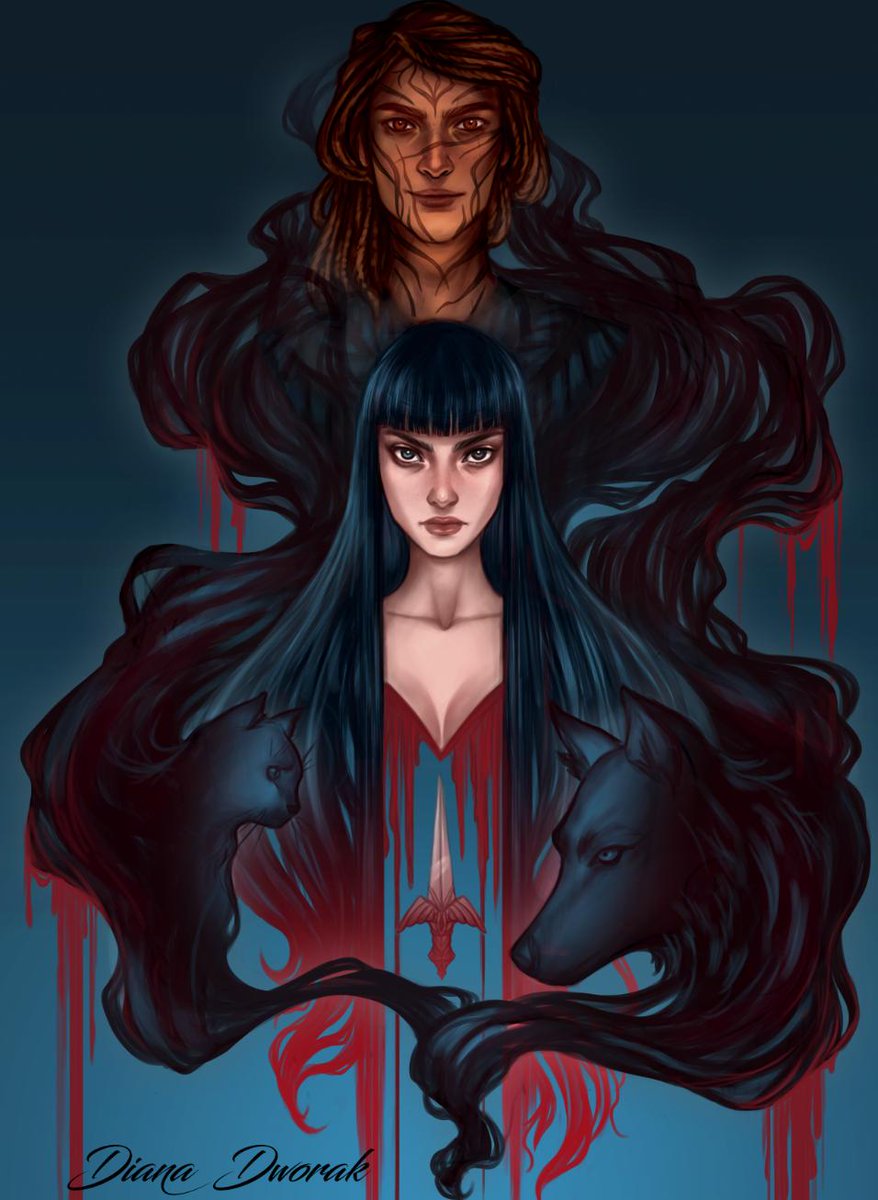 DianaDworak's tweet photo. Mia and Tric from the amazing The Nevernight Chronicle by the powerhouse that is @misterkristoff
*cough* I'm still MiaxAshlinn trash though *cough*
#MiaCorvere #Mia #Tric #Nevernight #Darkdawn #Godsgrave #Ashlinn #JayKristoff https://t.co/Zu28BsW8i6