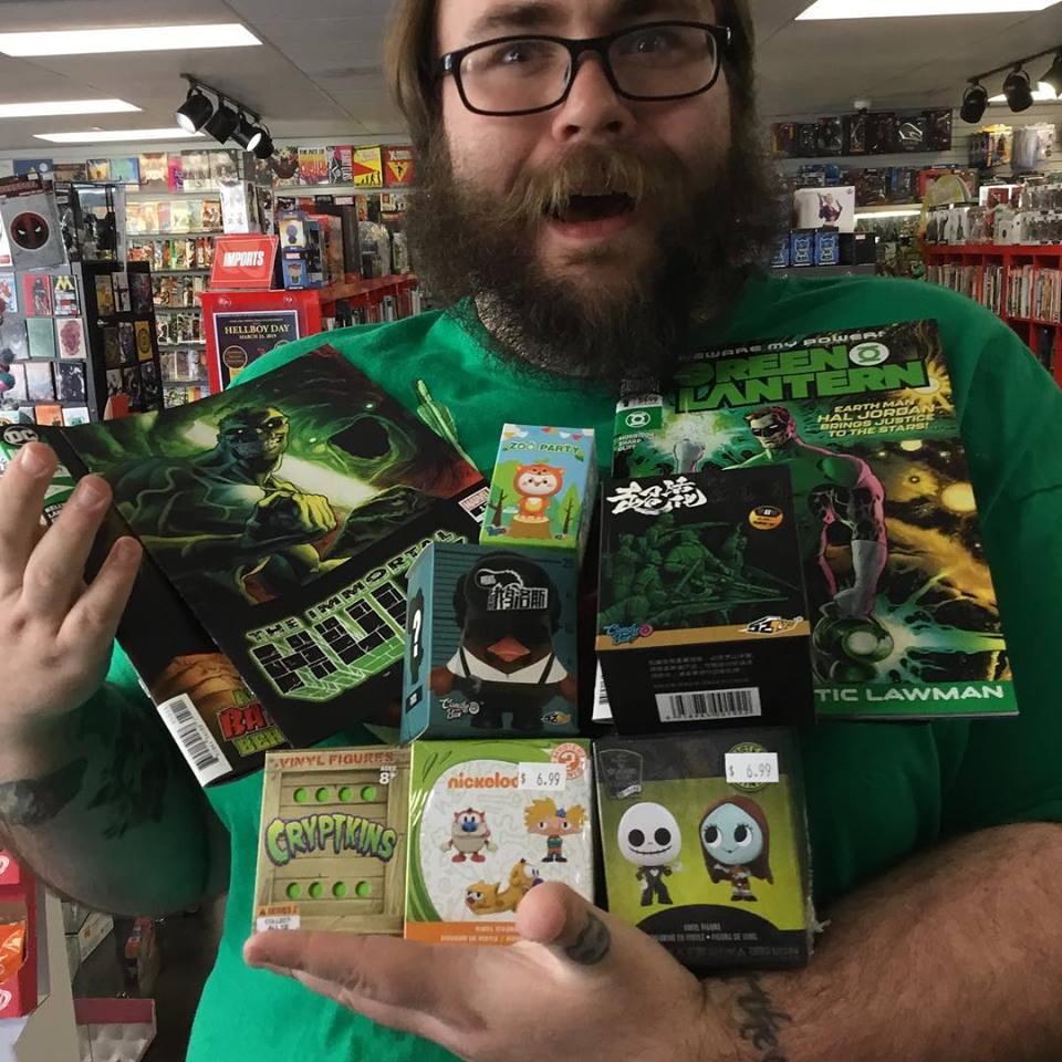 PortlandTFAW's tweet photo. Happy Saint Patrickβs Day!! Flash sale on single issue comics and blind boxes!! And, uhhh, come help Adam to not fall over by picking up some excellent deals today!!
#sale #flashsale #blindbox #comics #saintpatricksday #nebroadway #tfaw #thingsfromanotherworld #portland https://t.co/uQDoYjIEBR