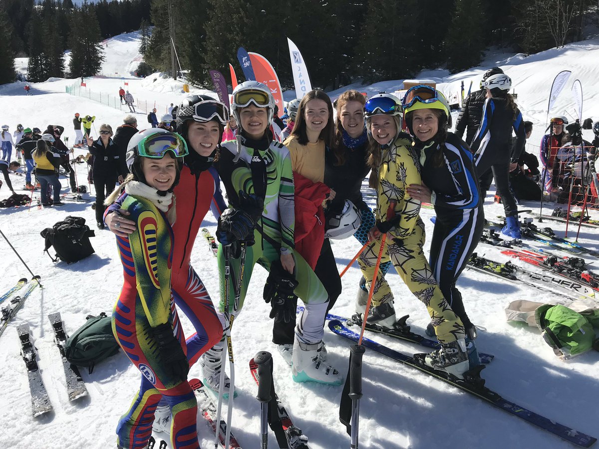 At last the sun came out for yesterday’s racing. A challenging and exhausting Super G in the morning followed by a fun parallel slalom competition in the afternoon. Ski racing doesn’t get any better!