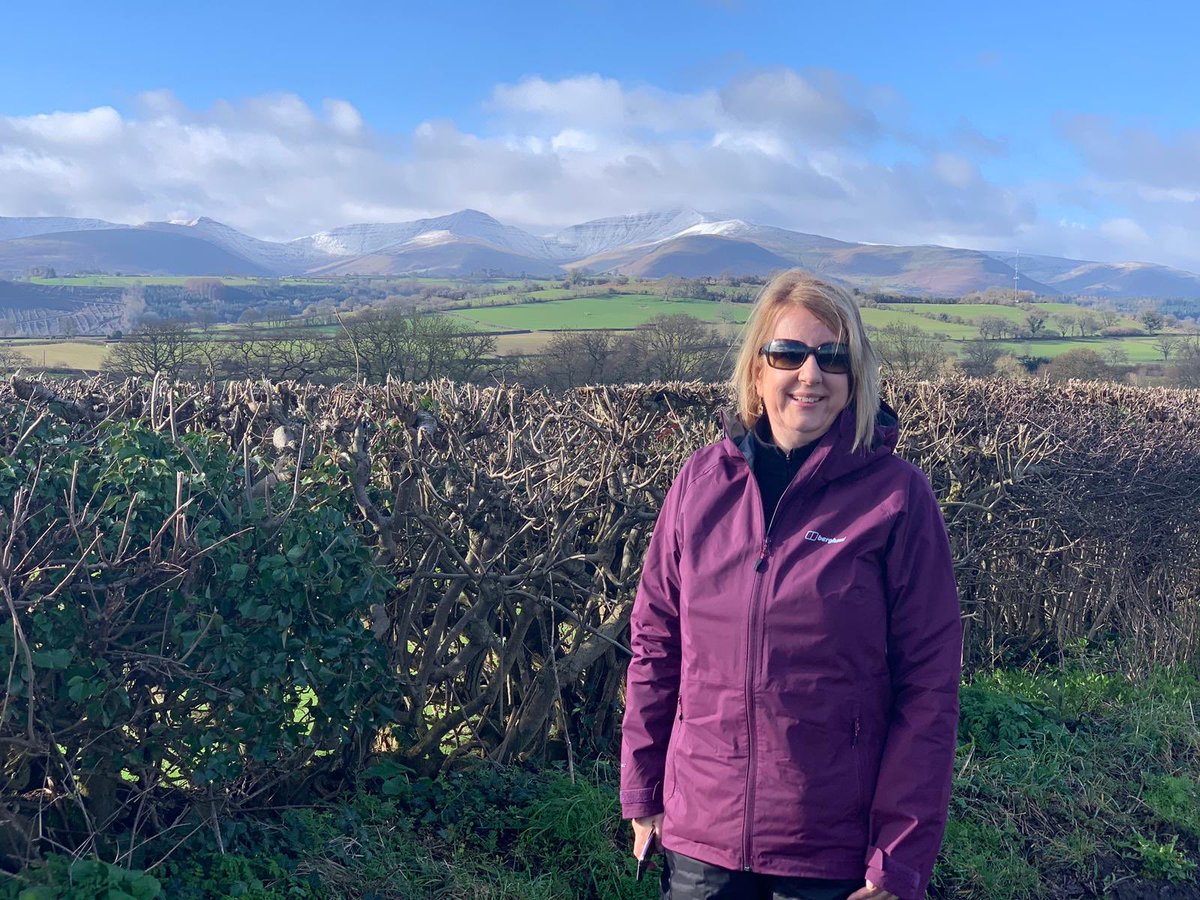 LucyEckley's tweet photo. Some serious training miles round the Brecon Beacons circuit for our @Trifecta3PC Thank you Graham @MissionFitUK for leading the way and keeping us going. 3 seasons in one walk! #T3PC https://t.co/F5UMlQNNRt