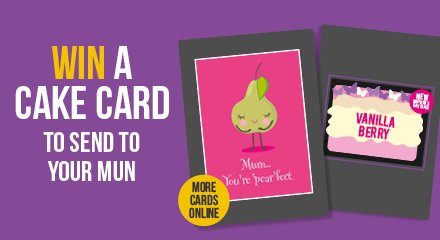 CakeCardUk's tweet photo. 🌸 WIN A 1 slice Mother's Day Cake Card with a slice of your choice 💕
For a chance to WIN, simply Follow Us and RT! 😀
https://t.co/ufpv7H5gCN 
#CakeCard #Win #Giveaway #Competition #Card #Gift #Cake #Cards #Yum  @SpongeCakesLtd https://t.co/TGr21my55F