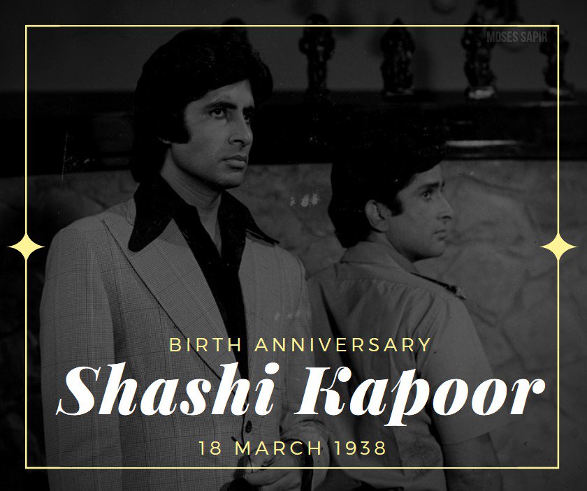 SrBachchan's tweet photo. T 3122 - मनुष्य और जीवन की विडम्बना  ! एक तरफ़ , मृत्यु की घोषणा , एक तरफ़ जयंती की  । Manohar Parrikar .. Shashi Kapoor  !🙏🙏🇮🇳 https://t.co/fPj7DbrtB6