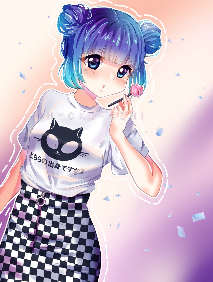 Space buns girl OC by lilybunni on DeviantArt