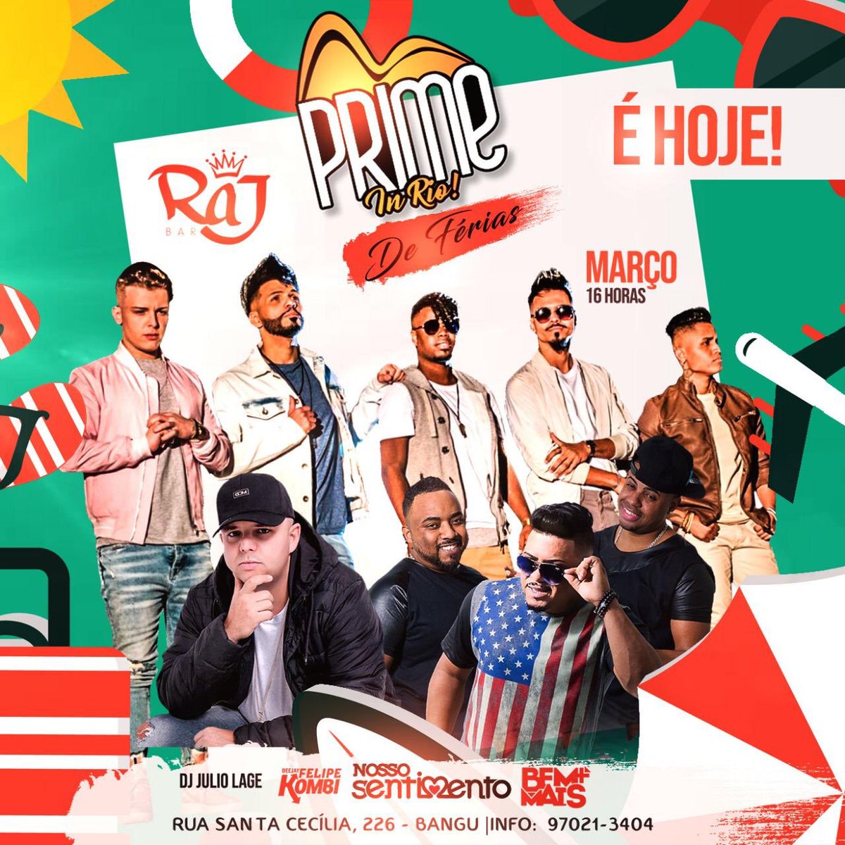 marciosouzafala's tweet photo. #HOJEEE as 16:00hrs tem a 2º edição especial do SAMBA PRIME de férias no RAJ BAR

ENTRADA 0800 ATÉ 20:00

- NOSSO SENTIMENTO
- Grupo BEM MAIS 
- Dj FELIPE KOMBI
- Dj JÚLIO LAGE

Balde Antarctica- R$24,99
Combo de Vodka- R$99,99

📍RAJ BAR Bistrô📍

Inf: 99685-3546
@Passarinhoow https://t.co/xZFC7pjh7R